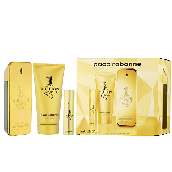 Paco Rabanne 1 Million EDT 100 ml + EDT MINI 10 ml + Gel douche 100 ml